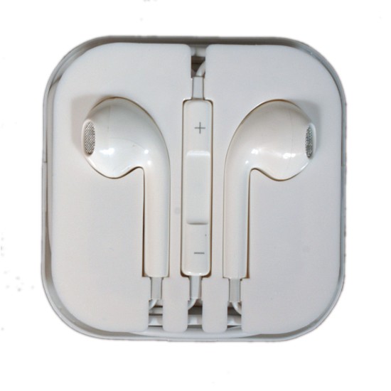 Ακουστικά Για Apple IPhone Original Με Ρυθμιστή  Λευκά