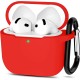 AirPods 4 Case Cover, Protective Silicone Skin for Apple AirPods 4th Generation Case (2024) - Κόκκινο