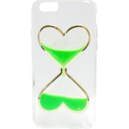 OEM Liquid Glitter Silicone Hearts Πράσινο (iPhone 4G/4S) OEM Liquid Glitter Silicone Hearts Πράσινο (iPhone 4G/4S)