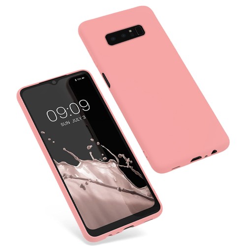 Θήκη Samsung Galaxy Note 8 Silky and Soft Touch Silicone Ροζ Απαλό