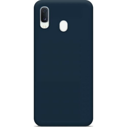Back Cover Σιλικόνης Μπλε Σκουρο (Galaxy A20s)