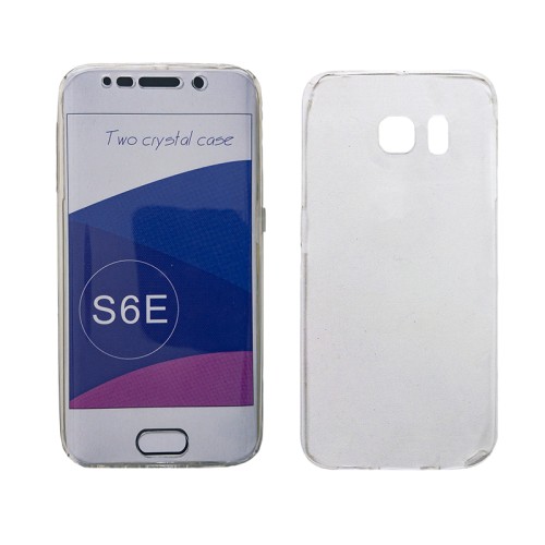 OEM Θήκη Σιλικόνης Full Cover Για Samsung Galaxy S6 Edge Διάφανη OEM Θήκη Σιλικόνης Full Cover Για Samsung Galaxy S6 Edge Διάφανη