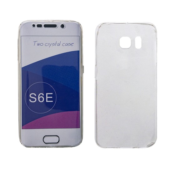 OEM Θήκη Σιλικόνης Full Cover Για Samsung Galaxy S6 Edge Διάφανη OEM Θήκη Σιλικόνης Full Cover Για Samsung Galaxy S6 Edge Διάφανη