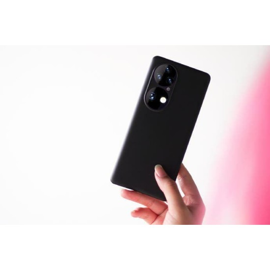  OEM Θήκη Σιλικόνης  Για Huawei P50 Pro Μαύρη