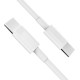 QIHANG USB-C to USB-C Cable 20W Λευκό 1.2m 