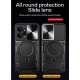 Magsafe Magnetic Camera protection case Armor Hybrid Metal Ring Back Cover For Redmi Note 12 Pro - Μωβ