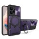 Magsafe Magnetic Camera protection case Armor Hybrid Metal Ring Back Cover For Redmi Note 12 Pro - Μωβ