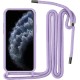 LIQUID SILICONE CORD CASE ΘΗΚΗ ΣΙΛΙΚΟΝΗΣ ΜΕ ΛΟΥΡΑΚΙ - ΛΙΛΑ (IPHONE 7 / 8 / SE 2020)