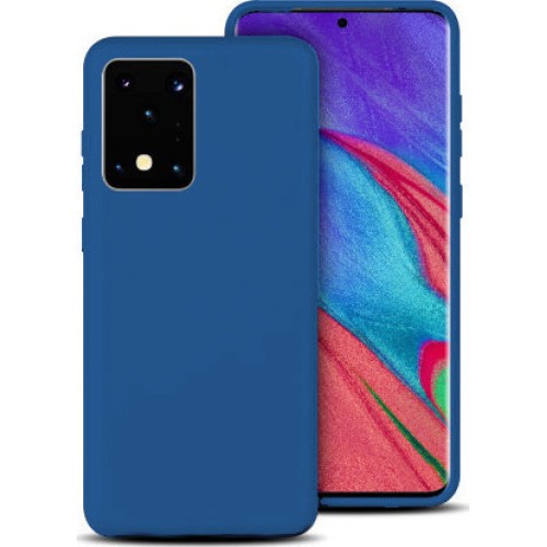 Back Cover Σιλικόνης Μπλε (Galaxy S11 Plus)
