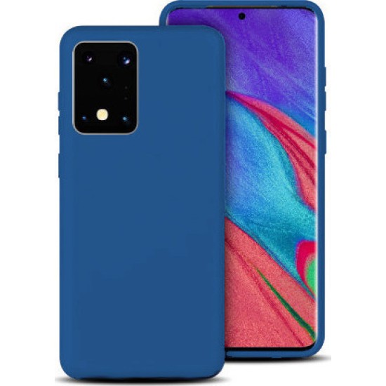 Back Cover Σιλικόνης Μπλε (Galaxy S11 Plus)
