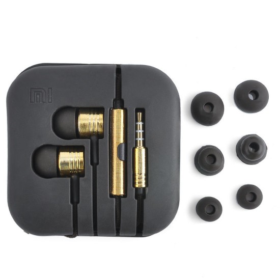 OEM Ακουστικά Stereo Handsfree Universal Με Ρυθμιστή Χρυσό(EN50332-2)