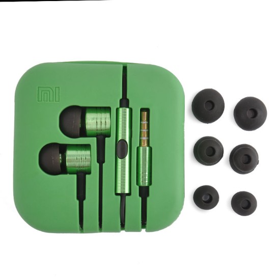 OEM Ακουστικά Stereo Handsfree Universal Με Ρυθμιστή Πράσινο (EN50332-2)