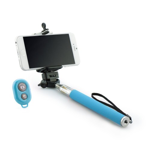 Selfie Stick Blun BlueTooth Monopod  blue