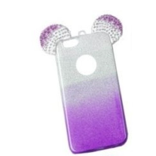 OEM Back Cover Σιλικόνης Glitter Ears As Mickey Μωβ P10 OEM Back Cover Σιλικόνης Glitter Ears As Mickey Μωβ P10