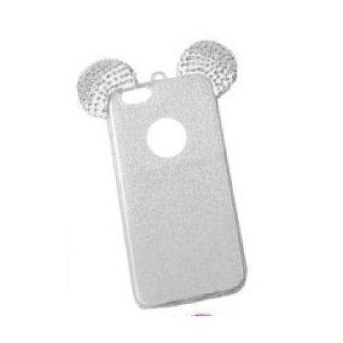 OEM Back Cover Σιλικόνης Glitter Ears As Mickey Άσπρη iphone 6 OEM Back Cover Σιλικόνης Glitter Ears As Mickey Άσπρη iphone 6