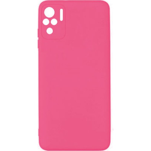 Oem Θήκη Σιλικόνης Matt Για  Xiaomi Redmi Note 10/10S 4G Φούξια