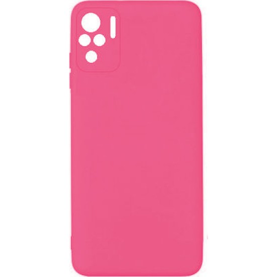 Oem Θήκη Σιλικόνης Matt Για  Xiaomi Redmi Note 10/10S 4G Φούξια