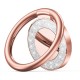 Glitter Ring Holder Κινητού σε Ροζ Χρυσό χρώμα