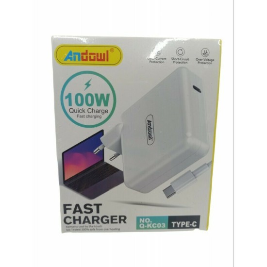 Andowl Universal Φορτιστής Laptop 100W