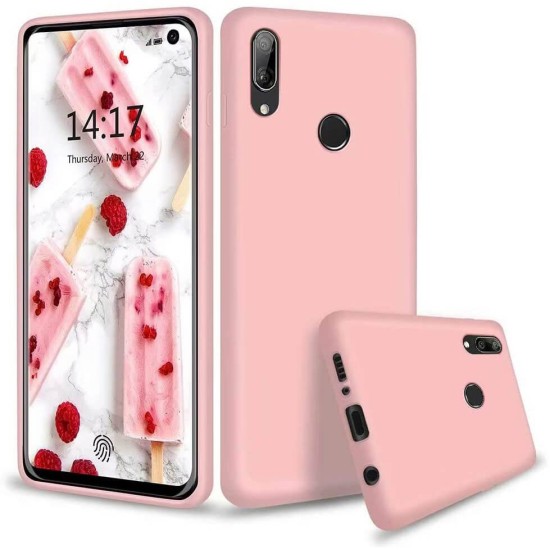 Oem Θήκη Σιλικόνης  για HUAWEI Y7 2019 / Y7 PRIME 2019 - Ροζ