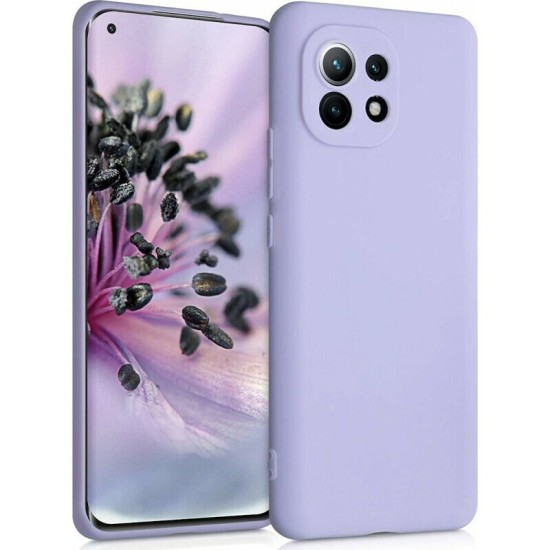 Back Cover Σιλικόνης Λιλά (Xiaomi Mi 11)
