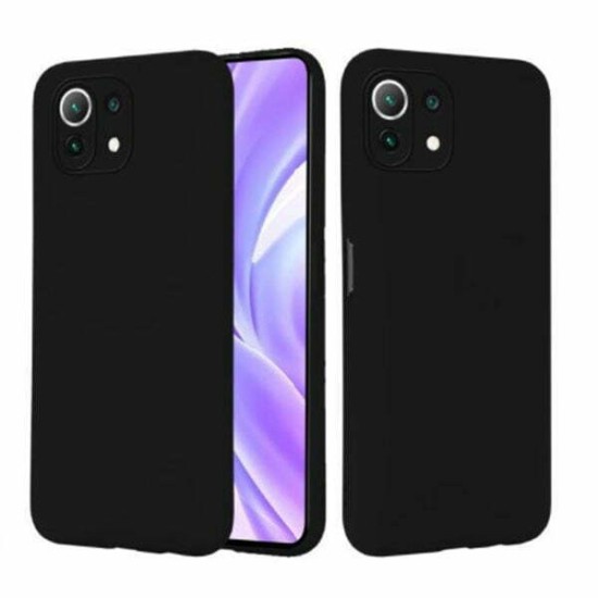 Back Cover Σιλικόνης Μαύρο (Xiaomi Mi 11)
