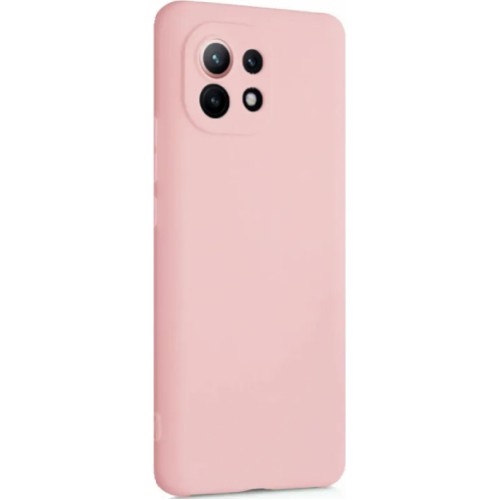Back Cover Σιλικόνης Ροζ Απαλό (Xiaomi Mi 11) Back Cover Σιλικόνης Ροζ Απαλό (Xiaomi Mi 11)