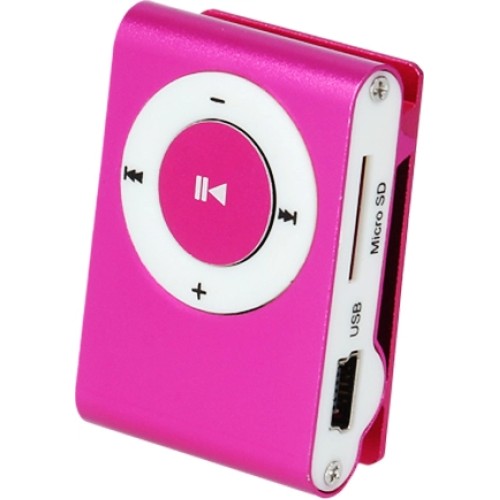  Mini + Earphones MP3 Player Ροζ