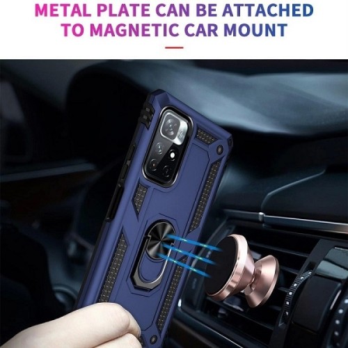 For Xiaomi Redmi 12C / 11A Sliding Camera Cover Design TPU+PC Phone Case(Blue)