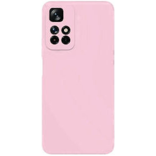  Back Cover Σιλικόνης Matte Ροζ Xiaomi Redmi Note 11 5G/ Poco M4 Pro