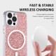 APPLE IPHONE 11 CASE RUGGED COATED FULL GLITTER MAGSAFE COMPATIBLE - PINK APPLE IPHONE 11 CASE RUGGED COATED FULL GLITTER MAGSAFE COMPATIBLE - PINK