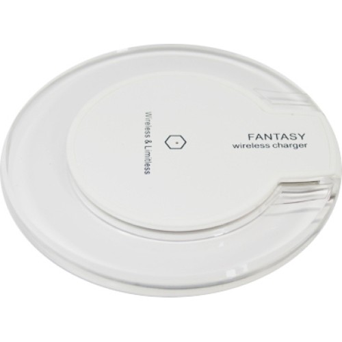 OEM Fantasy Crystal Wireless Charging Pad (Qi) Λευκό (AS-WLB1406)