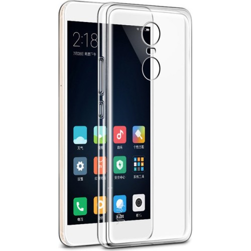OEM Back Cover Σιλικόνης Διάφανο (Xiaomi Redmi Note 4)