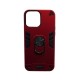 Xiaomi Redmi 12C Hybrid Shockproof ArmorRing Car Mount Holder Red (oem)