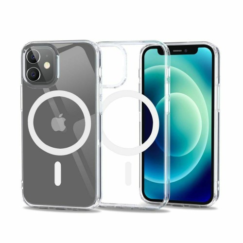 Magnetic Shockproof Silicone Case with MagSafe Clear (iPhone 12 mini)