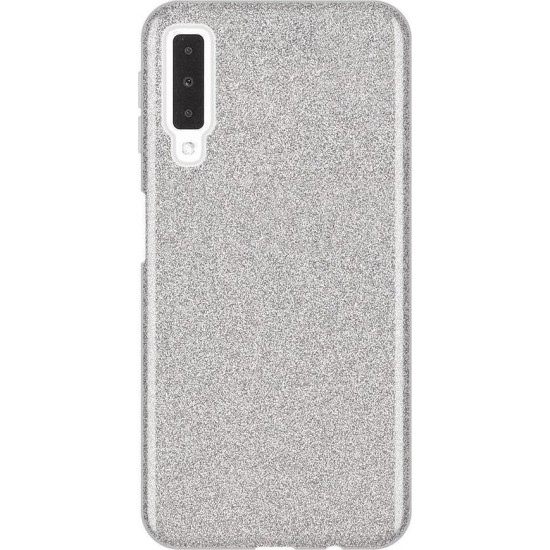 Shining Back Cover Σιλικόνης Ασημί (Galaxy A50)