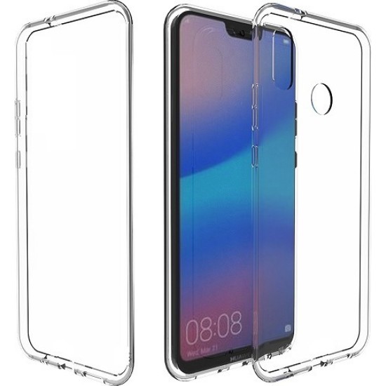 Huawei P20 Lite 360 Degree Full Body Ultra Thin two Crystal Soft Front and Hard Back Silicone Case Transparent (oem) Huawei P20 Lite 360 Degree Full Body Ultra Thin two Crystal Soft Front and Hard Back Silicone Case Transparent (oem)