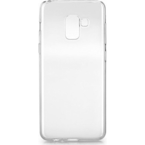 OEM Back Cover Σιλικόνης 0.3 Διάφανο (Galaxy A8 2018)