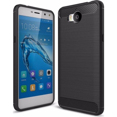 OEM Carbon Brushed Μαύρο (Huawei Y5 / Y6 2017)