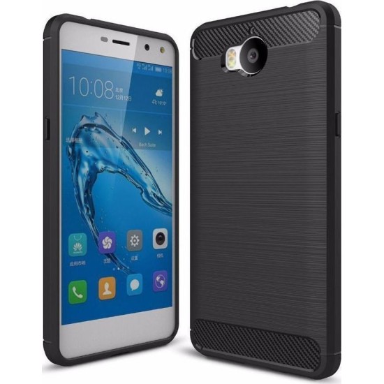 OEM Carbon Brushed Μαύρο (Huawei Y5 / Y6 2017)