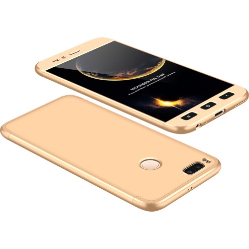 OEM GKK Xiaomi Mi A1 Θήκη 360 Full Body - Gold OEM GKK Xiaomi Mi A1 Θήκη 360 Full Body - Gold