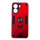 Poco C65 Hybrid Shockproof Armor Case Metal Rotating Ring Car Mount Holder Red (oem) Poco C65 Hybrid Shockproof Armor Case Metal Rotating Ring Car Mount Holder Red (oem)