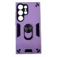 Galaxy S24 Ultra Θήκη Hybrid Shockproof Armor Case Stand Metal Ring - Λιλά