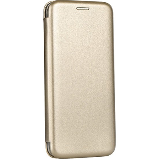 Forcell Book Elegance Case Gold Galaxy A6 2018