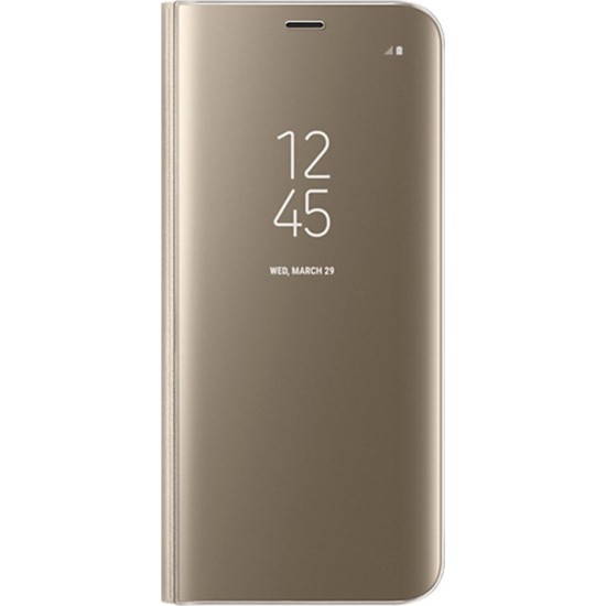 OEM Mirror Clear View Μπεζ (Galaxy S7 Edge)