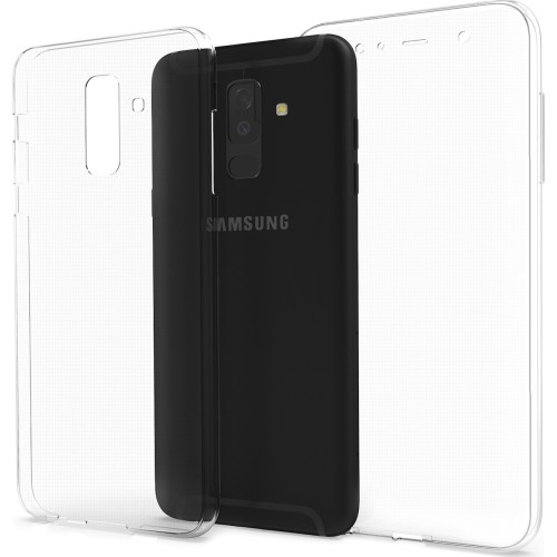 Forcell for Samsung Galaxy A6 Plus 2018 Jelly Full Cover Front and Back - Clear Forcell for Samsung Galaxy A6 Plus 2018 Jelly Full Cover Front and Back - Clear