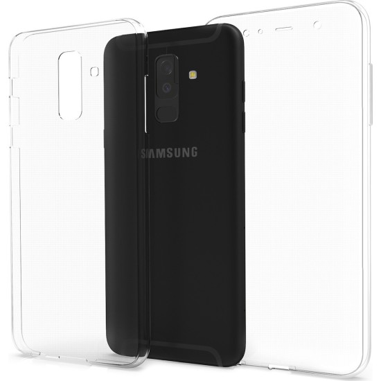 Forcell for Samsung Galaxy A6 Plus 2018 Jelly Full Cover Front and Back - Clear Forcell for Samsung Galaxy A6 Plus 2018 Jelly Full Cover Front and Back - Clear