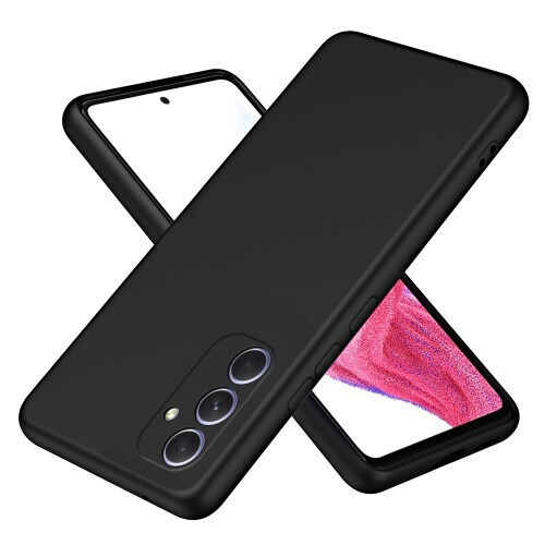 Galaxy Back Cover Σιλικόνης Μαύρο (Samsung Galaxy A55 5G)