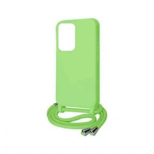 Back Cover Σιλικόνης με Λουράκι Λαχανί (iPhone 15 Pro Max) Back Cover Σιλικόνης με Λουράκι Λαχανί (iPhone 15 Pro Max)