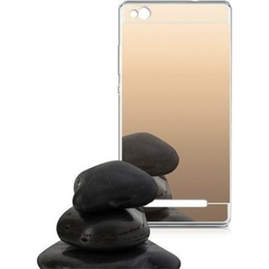 OEM Mirror Back Cover Σιλικόνης Μπεζ (Xiaomi Redmi 4x)